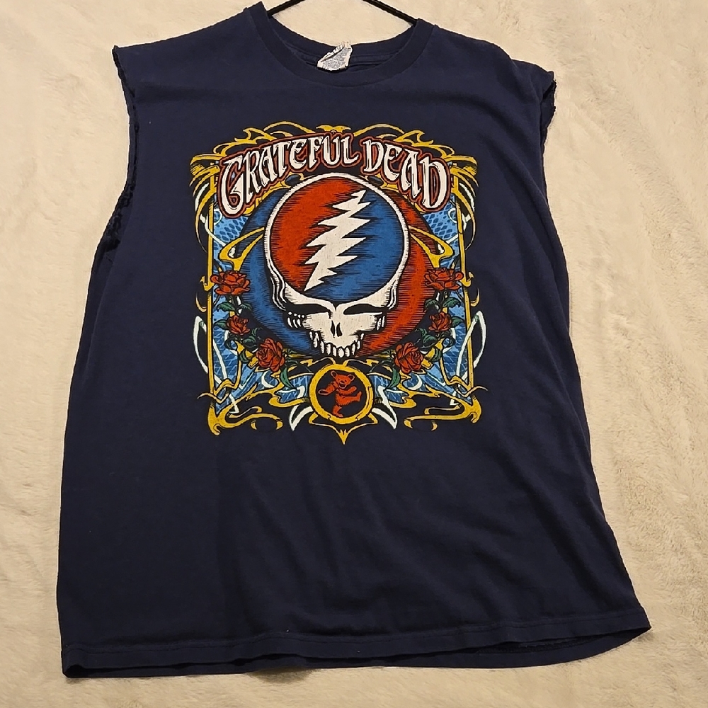 Grateful Dead Kids Navy Blue Sleeveless Top